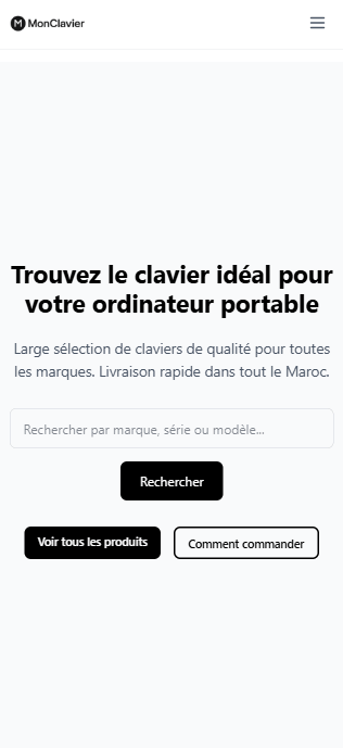 MonClavier - Moroccan Online Keyboard Store mobile